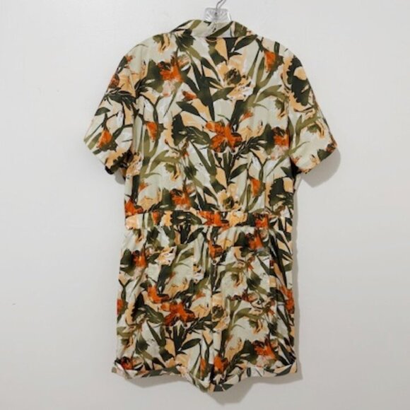 Columbia Silver Ridge Utility Romper Floral Floriculture Women's Size XL - Picture 4 of 5